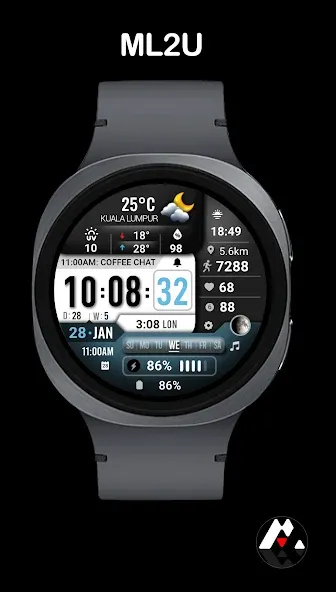 ML2U 377 Watch Face screenshot 1