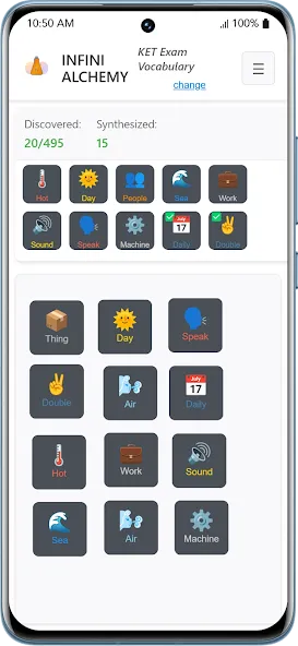 Infini Alchemy - Vocab Up screenshot 1