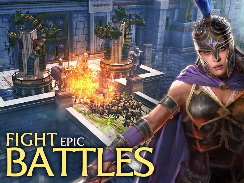 Olympus Rising: Strategy game screenshot 9