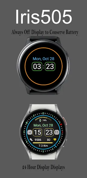 Iris505 Digital Watch Face screenshot 6