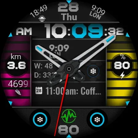 Analog Watch Face CUE137 screenshot 15