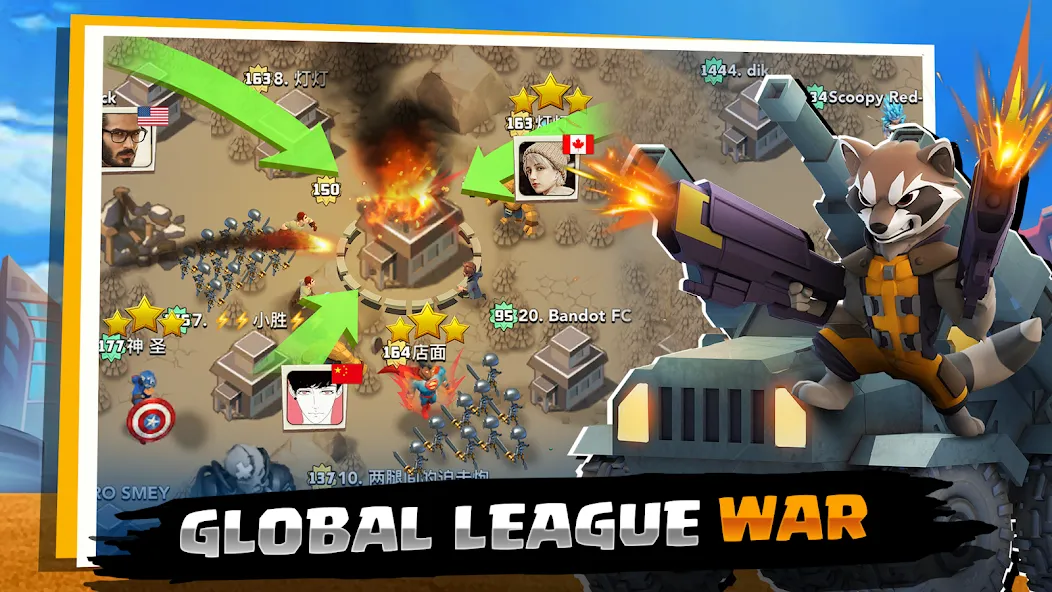Zombies Clash: Superheroes War screenshot 4