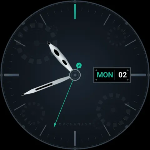 Dark Mechanism - watch face screenshot 11