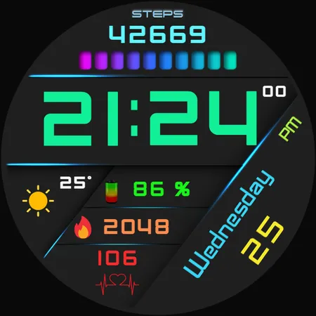 Sydney Digital Watch Face screenshot 37