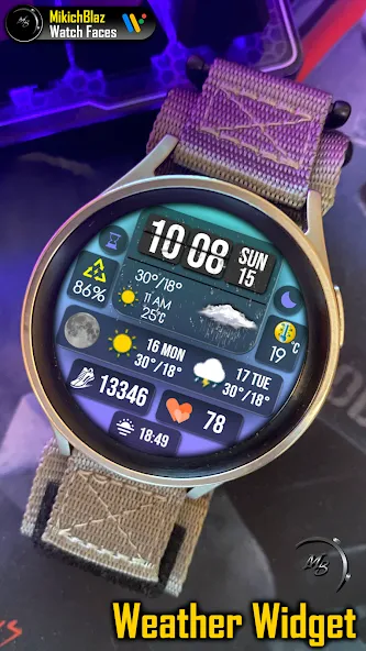 Weather Widget Watch Face screenshot 6