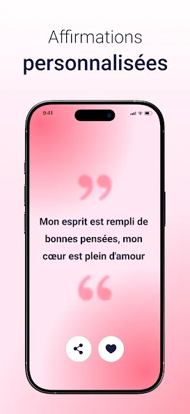 Affirmations - pensee positive screenshot 2