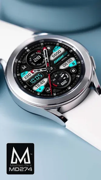 MD274 Analog watch face screenshot 5