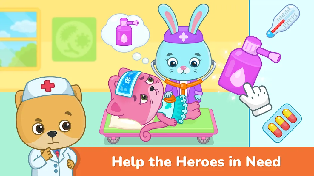 Kids doctor games 2-5 year old screenshot 7