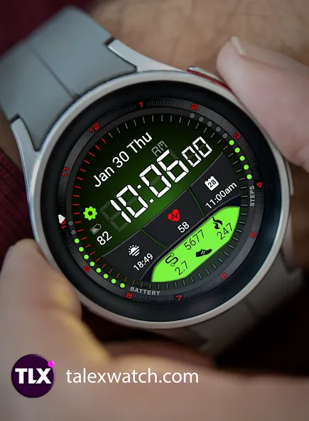 HyperSpace Watch Face screenshot 7