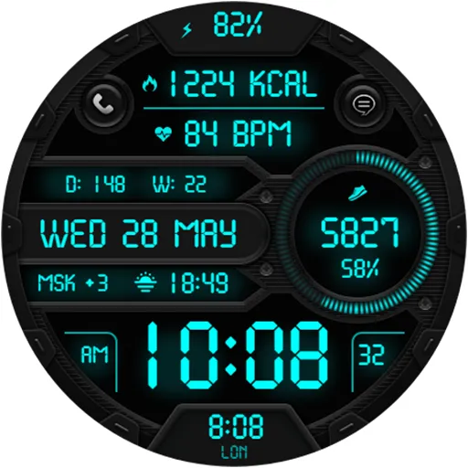 DIGI SONOMULA Watch face screenshot 22