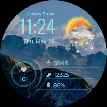 Weather Digital Watch Face screenshot 29