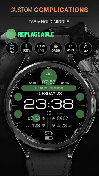 WFP 237 Digital watch face screenshot 5