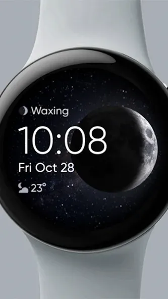 Luna Moon Watch Face screenshot 2