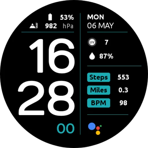 EXD043D: Digital Watch Face screenshot 25