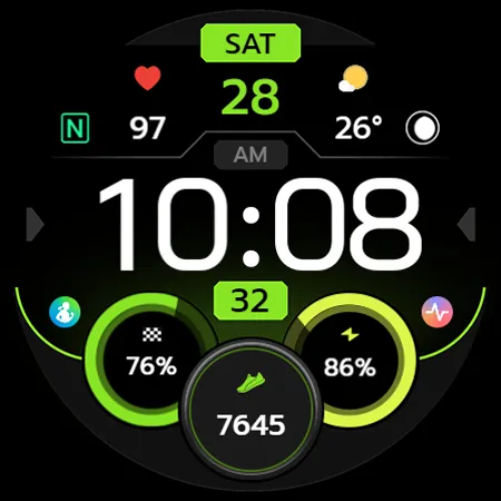 TVV Workout 8 Watch Face screenshot 9