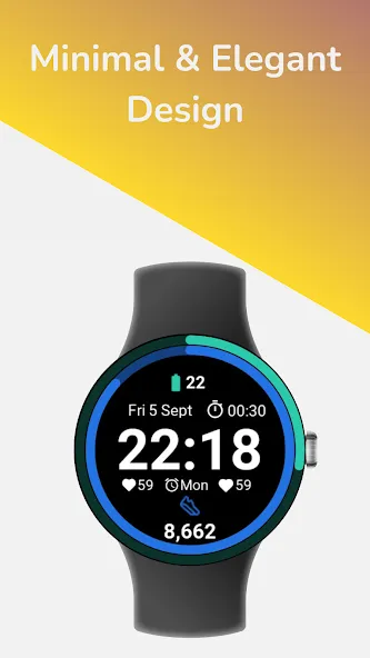 G Fit: Health Watch Face Wear screenshot 1