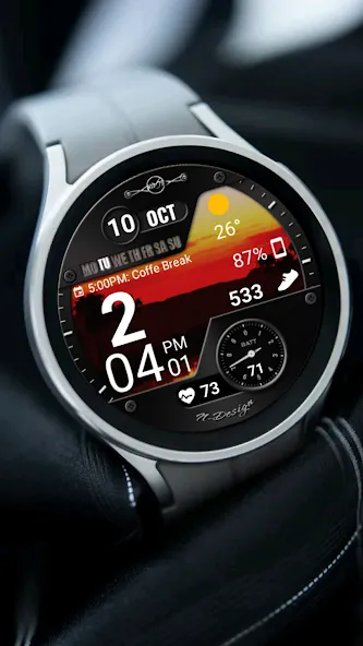 WearOS Hybird WatchFace NTV567 screenshot 22