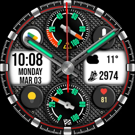Hybrid Watch Face MB394 screenshot 27