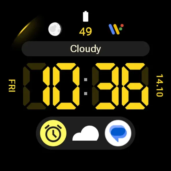 Big Digital: Watch face screenshot 9