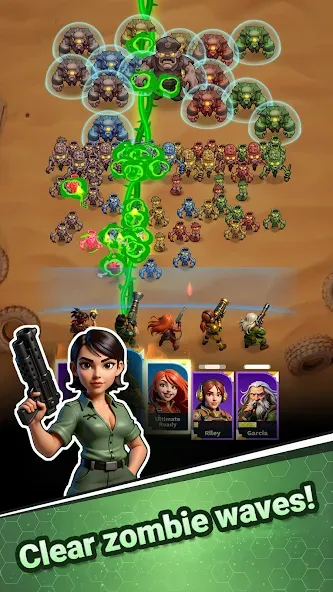 AFK Zombie Waves screenshot 1