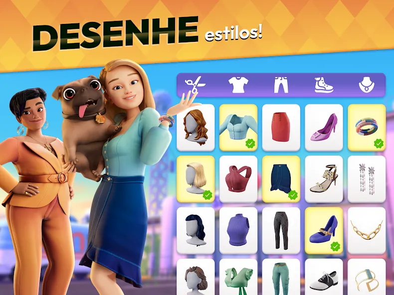 Makeover Match - Jogo de moda screenshot 11