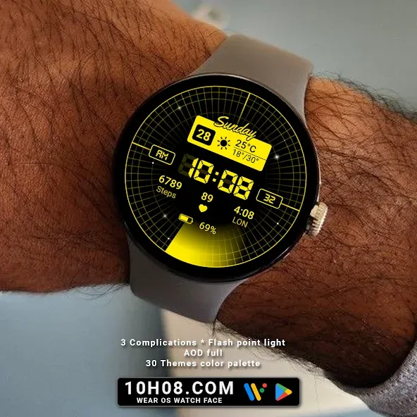 Watch face 10h08.com #99 screenshot 3
