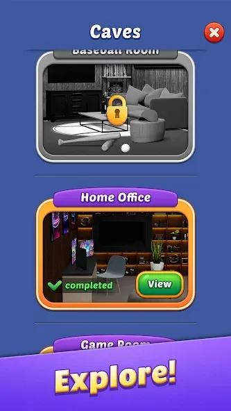 Dream Mancave - Match 3 Games screenshot 5