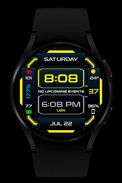 WR 006 Duo Digital Watch Face screenshot 7