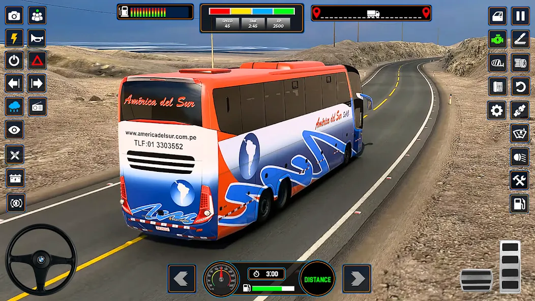 Euro Bus Driving Bus Simulator screenshot 2