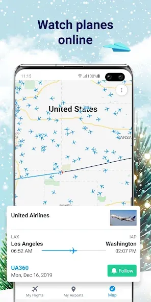 Planes Live - Flight Tracker screenshot 1
