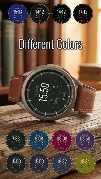 Digital watch face D26 screenshot 3
