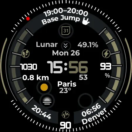 Digital Watch Face CUE124 screenshot 13