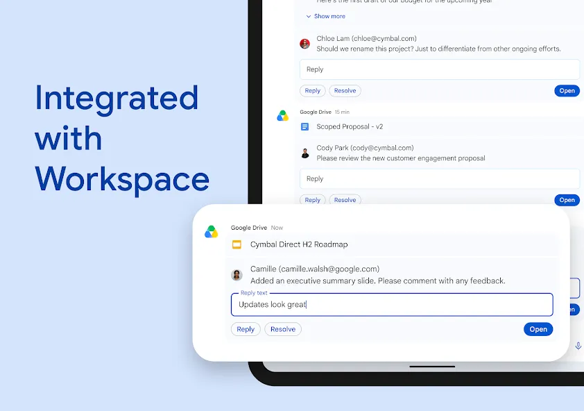 Google Chat screenshot 21