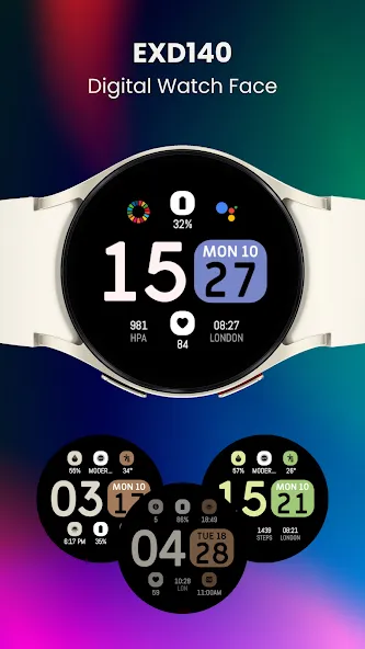 EXD140: Digital Watch Face screenshot 5
