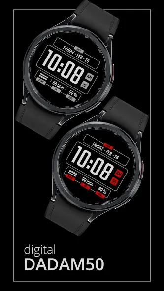 DADAM50: AMOLED Watch Face screenshot 1