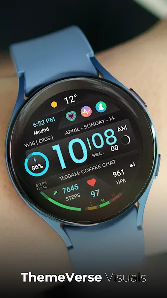 TVV Sport Digital Watch Face screenshot 2