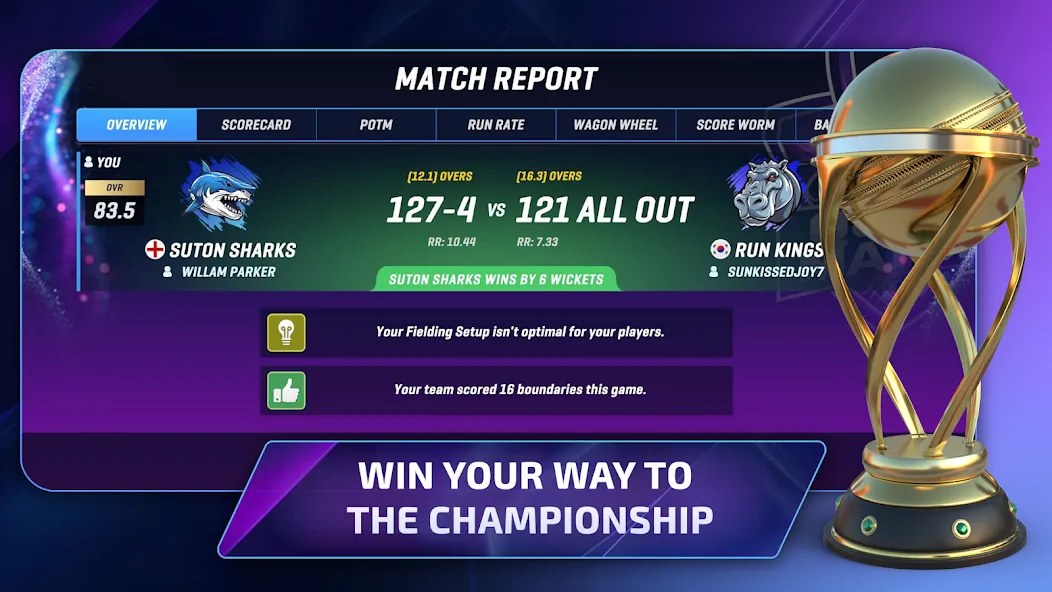Cricket Team Coach 26 screenshot 6