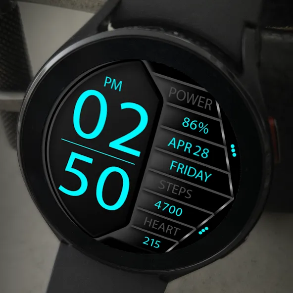 Key044 Digital Watch Face screenshot 8