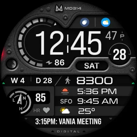 MD314 Health Watch Face screenshot 13