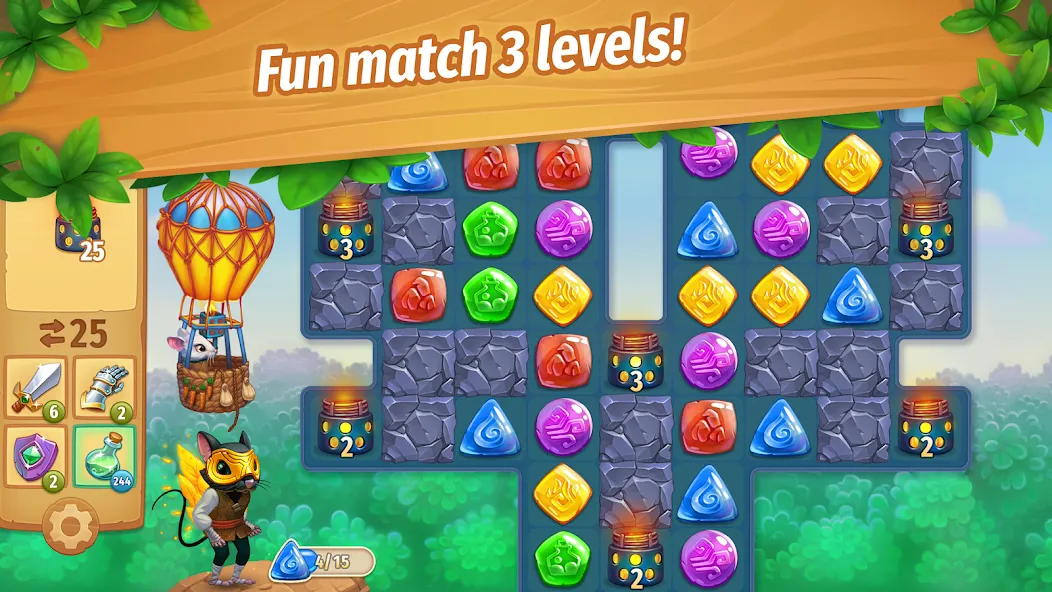 Strongblade: Match 3 Game screenshot 2
