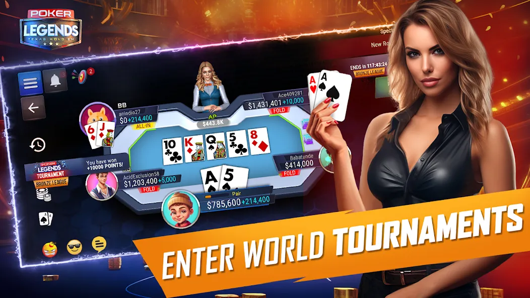 Texas Holdem - Poker Legends screenshot 3