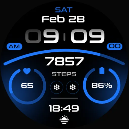 OMG 439 - Digital Watch Face screenshot 25