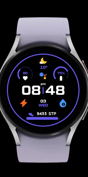 Night ver 16 - watch face screenshot 5