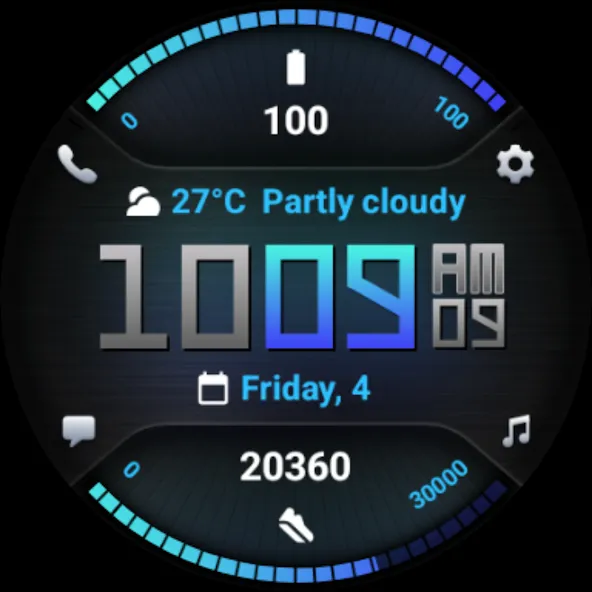 PRADO 77 Digital Watch Face screenshot 9