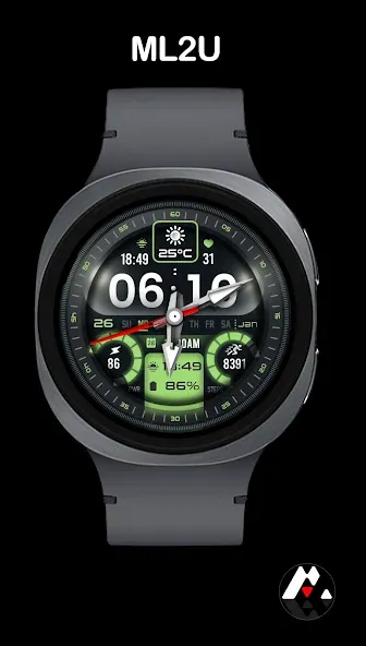 ML2U 364b Hybrid Watch Face screenshot 6