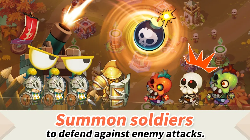 Hero Defense King Plus : TD screenshot 2