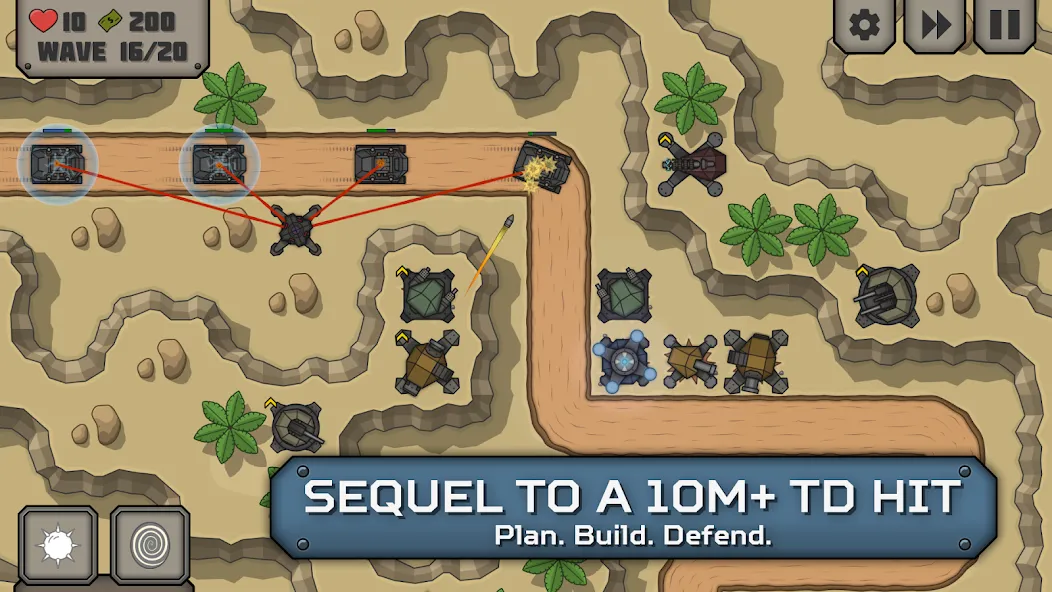 Tactical War 2: Tower Defense screenshot 1