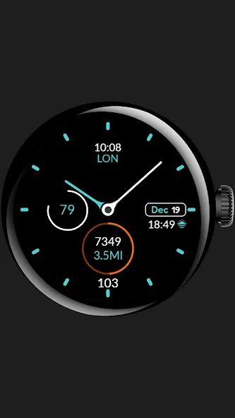 Clean Analog watch face screenshot 7