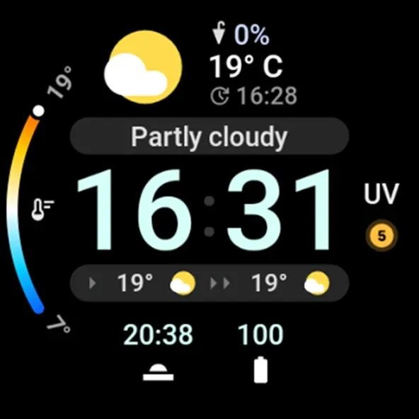 Just Weather: Watch Face screenshot 16