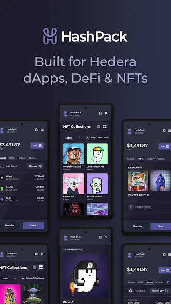 HashPack: Hedera-Krypto-Wallet screenshot 1